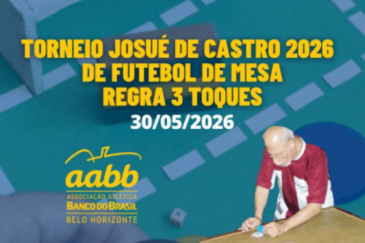 Torneio Josué de Castro 2026  de futebol de mesa - 30/05/26