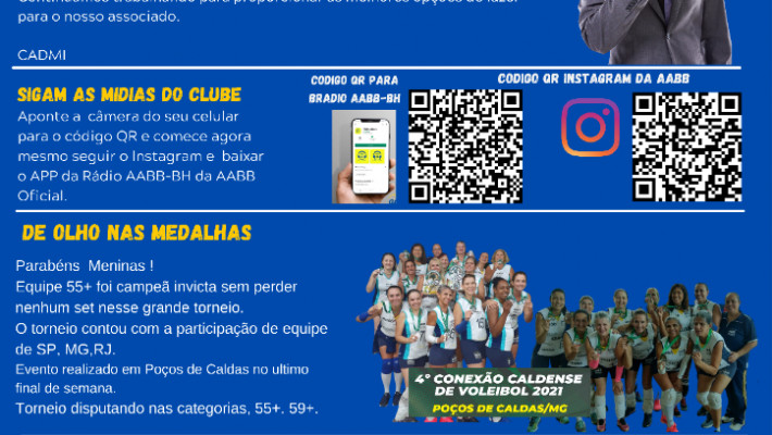 Informativo AABB-BH 03 de Novembro.