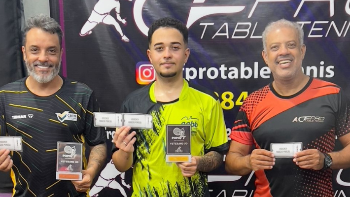 Pedro Ramos conquista seu terceiro título invicto nas edições do CF PRO de tênis de mesa.