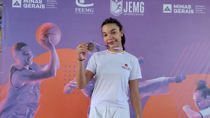 Atleta de Judô AABB-BH conquista 3º lugar nos Jogos Escolares de Minas Gerais
