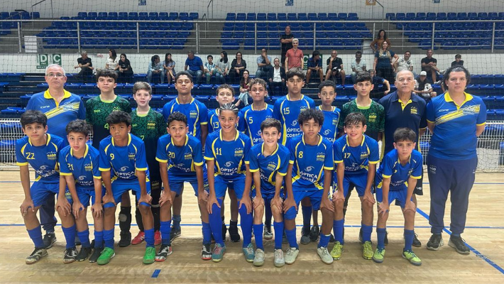 Primeiro jogo da semifinal do Campeonato Mineiro Metropolitano Sub-13, realizado na Arena do Minas.