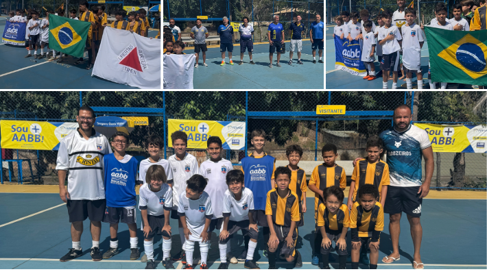 Começou o 3º Torneio de Futsal Infantil AABB-BH – Times da Libertadores da América