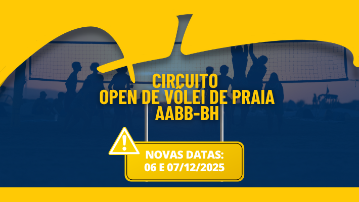 CIRCUITO OPEN DE VÔLEI DE PRAIA - NOVAS DATAS - 06 E 07/12/2025
