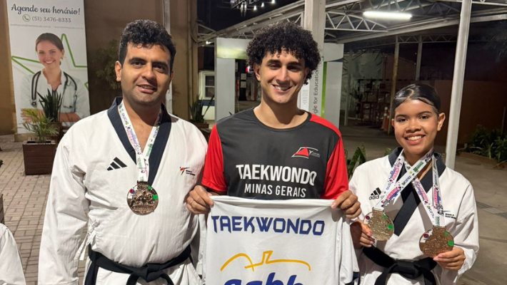 Atletas da AABB-BH se destacam com grandes resultados na Copa do Brasil de Taekwondo (22/11/25)