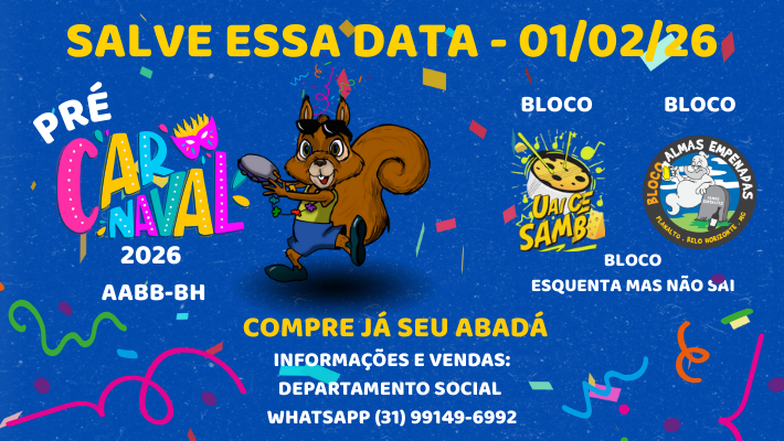 Pré Carnaval 2026 AABB-BH -  01/02/26