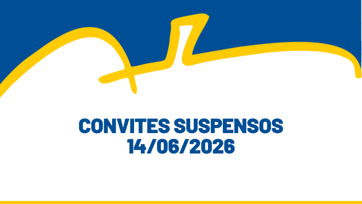CONVITES SUSPENSOS 14/06/2026