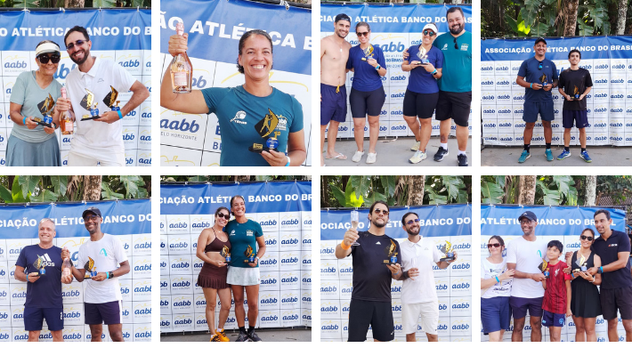 Campeões do Torneio de tênis  Teófilo Saldanha 19/04/2026