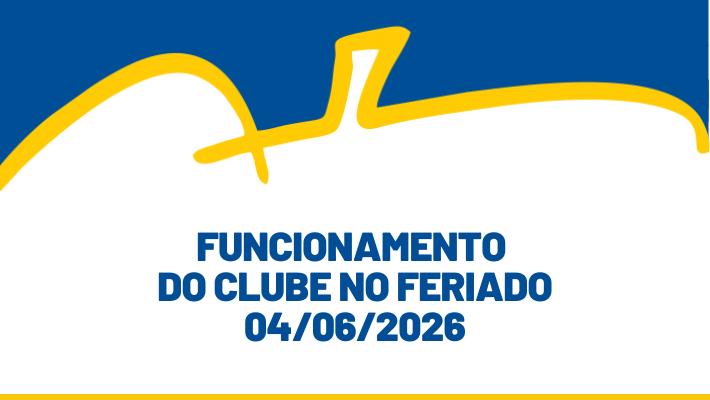 Funcionamento do Clube no feriado 04/06/26