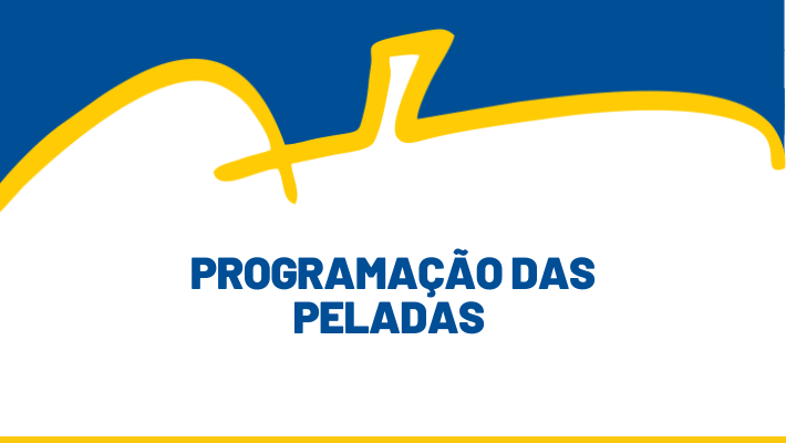 Programação das Peladas (09 e 11/06/26)