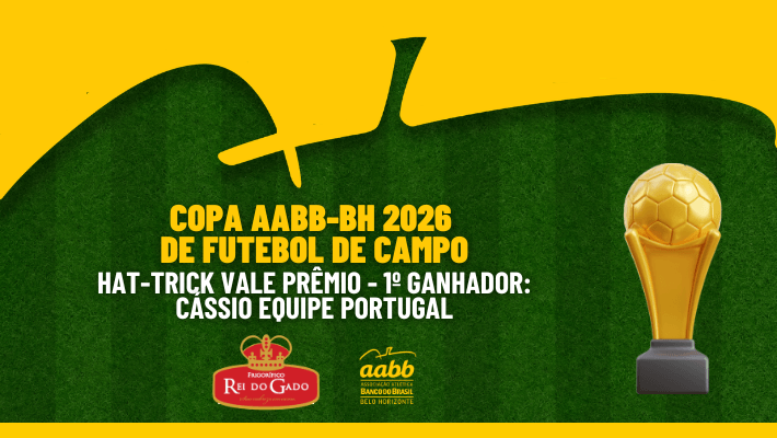 O primeiro Kit Destaque da Partida da COPA AABB-BH 2026 já tem dono!