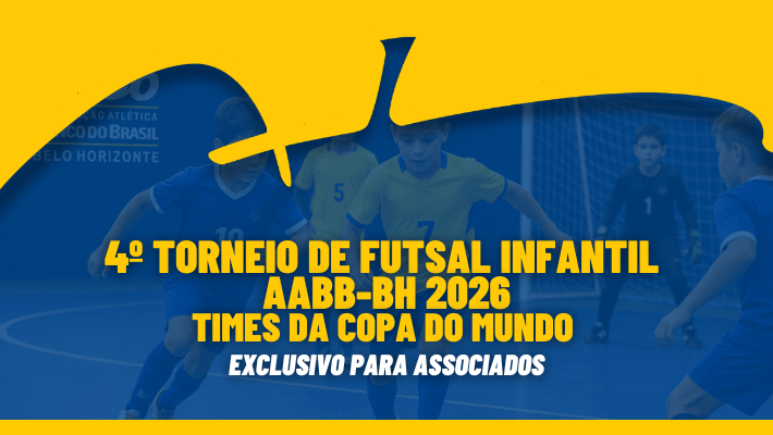 4º TORNEIO DE FUTSAL INFANTIL AABB-BH 2026