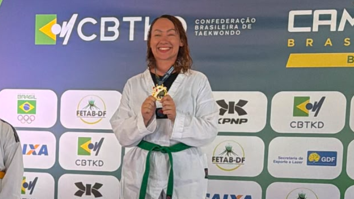 Raquel Ribeiro é campeã brasileira de Taekwondo
