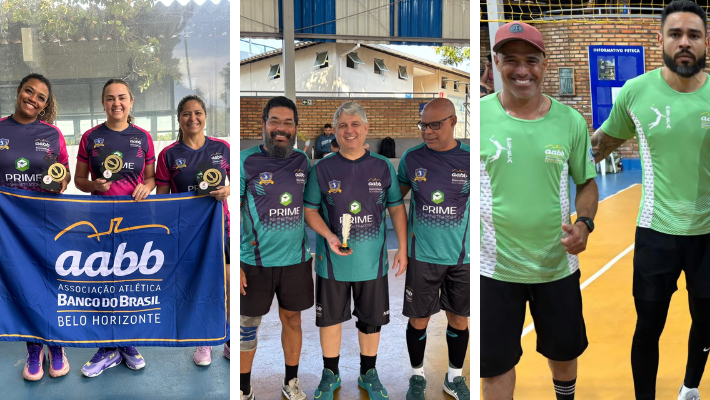 AABB-BH conquista título e três pódios no Circuito Mineiro de Peteca