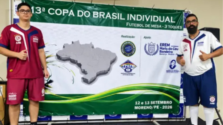 13ª Copa do Brasil Individual de Futebol de Mesa  12 e 13/09/26